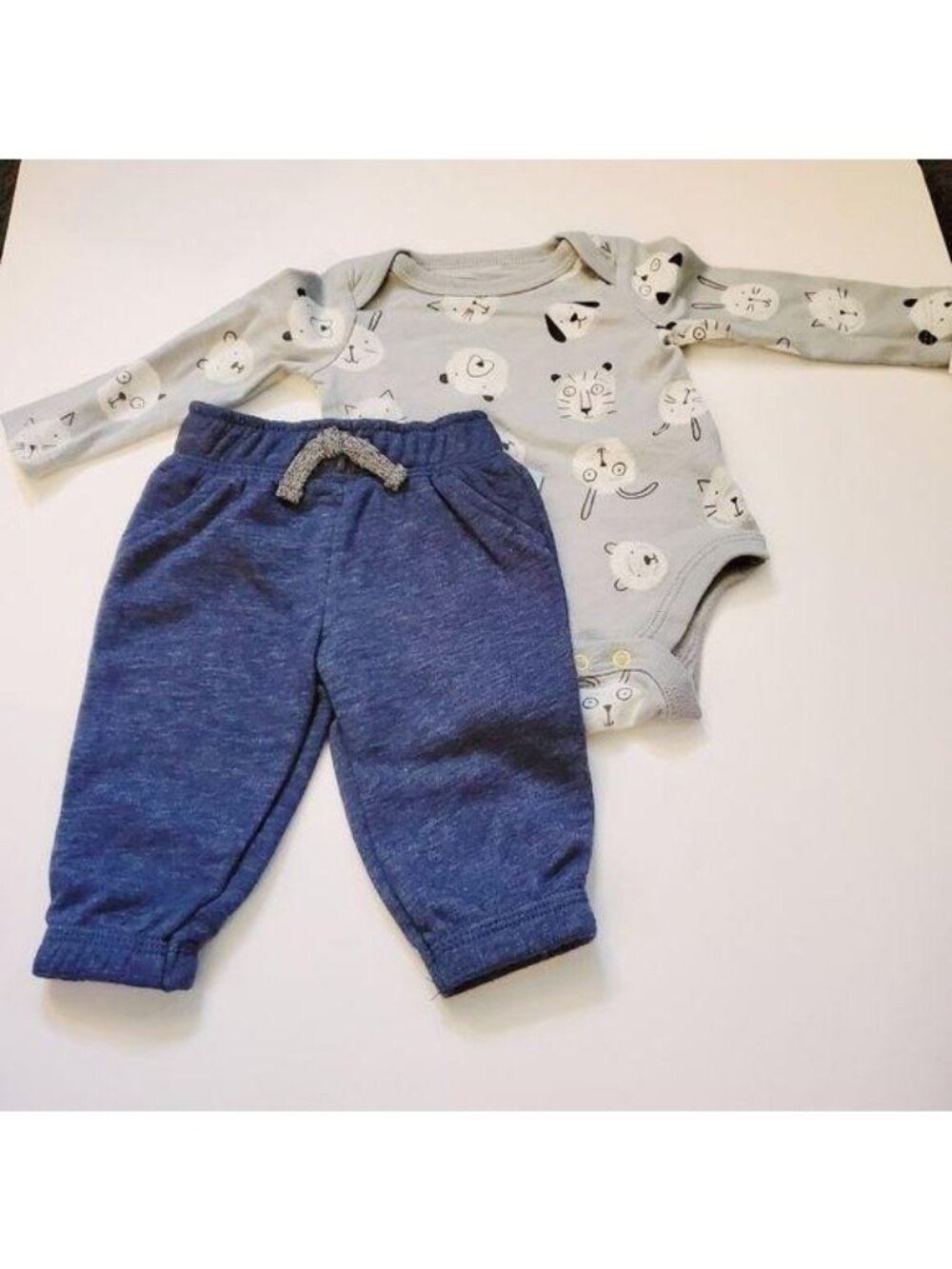 Cat & Jack 2pc Jogger Long Sleeve Shirt Set 0/3M